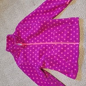 Toddler girls fleece jacket